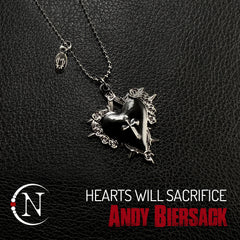 Black ~ Hearts Will Sacrifice Necklace by Andy Biersack