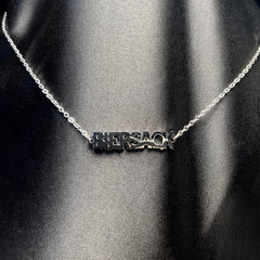 Necklace ~ Biersack Nameplate by Andy Biersack ~ Limited Edition ~35 + FREE PHOTO