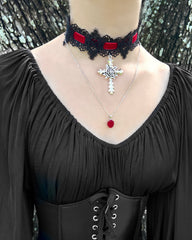 Black Lace Choker ~ Cut by Andy Biersack & Lilith Czar ~ Limited Edition