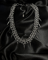 This Weight In My Chest Armor Mesh Necklace by Trevor Moseley
