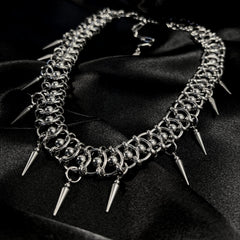 This Weight In My Chest Armor Mesh Necklace by Trevor Moseley