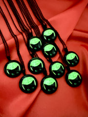 THE POSSESSED LADY a Glow In The Dark Cat Necklace for the Beloved Femme by Lilith Czar~ AFTER DARK COLLECTION