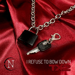 I Refuse To Bow Down Necklace by TX2