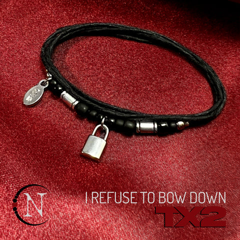 I Refuse To Bow Down NTIO Bracelet by TX2