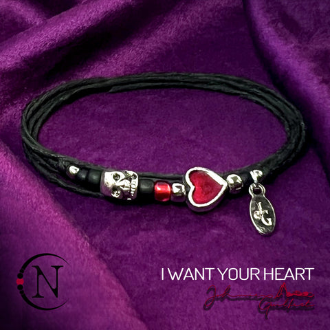 I Want Your Heart NTIO Bracelet by Johnnie Guilbert ~ LIMITED EDITION
