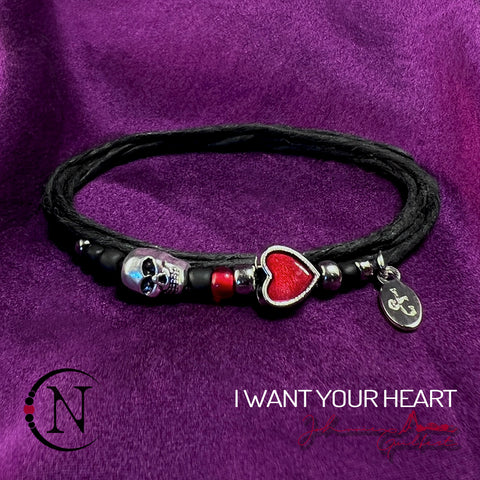 I Want Your Heart NTIO Bracelet by Johnnie Guilbert ~ LIMITED EDITION