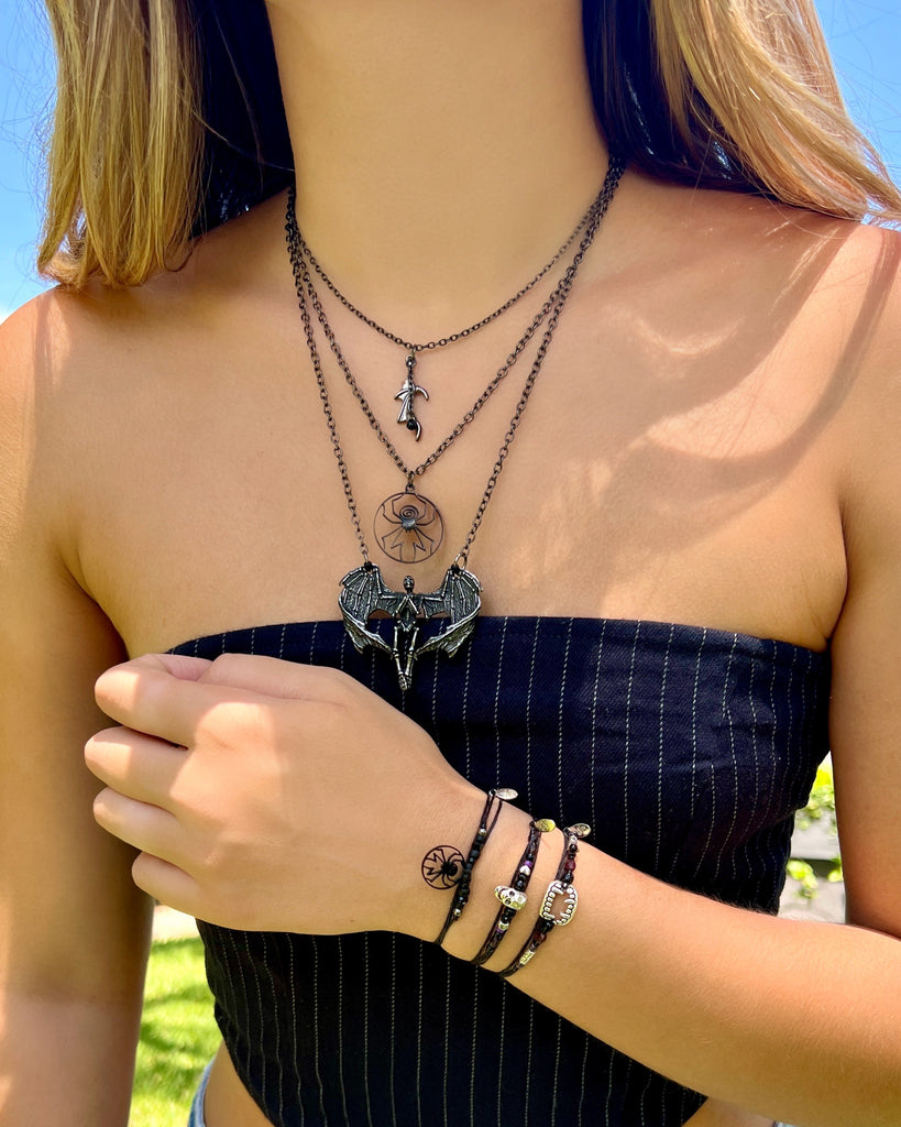 Crying On The Inside Dying On The Outside Friendship Necklaces by Johnnie Guilbert