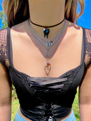 Black Choker/ Bracelet ~ I Want Your Heart Holiday 2025 by Johnnie Guilbert ~ Limited Edition