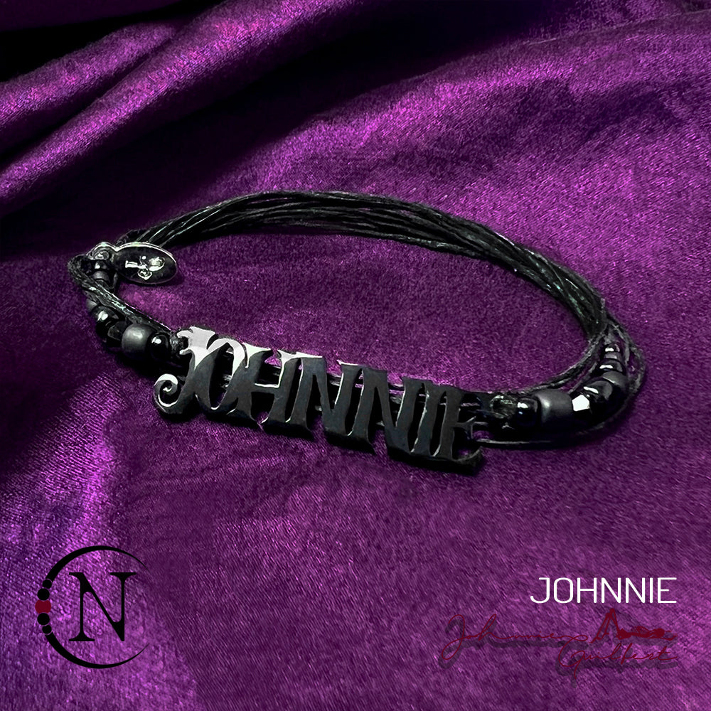 Johnnie NTIO Nameplate Bracelet by Johnnie Guilbert ~ Limited Edition