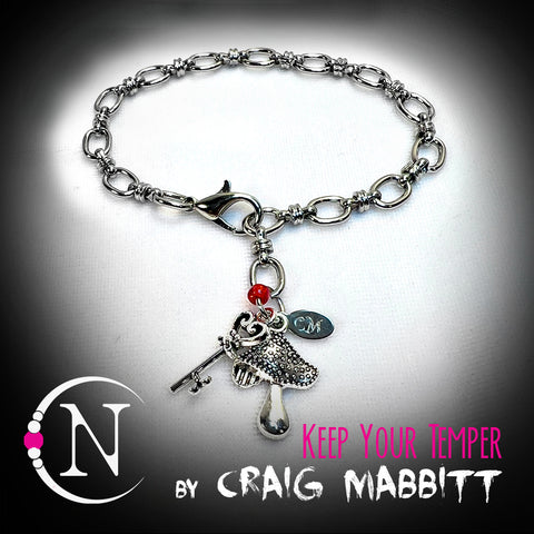 Keep Your Temper Chain Bracelet by Craig Mabbitt