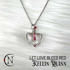 Let Love Bleed Red Holiday 2023 Vial Necklace by Kellin Quinn ~ Limited