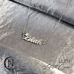 Lilith Nameplate Necklace by Lilith Czar ~ Limited Edition