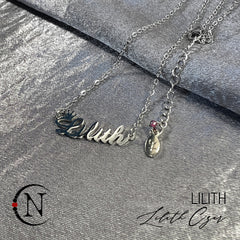 Lilith Nameplate Necklace by Lilith Czar ~ Limited Edition