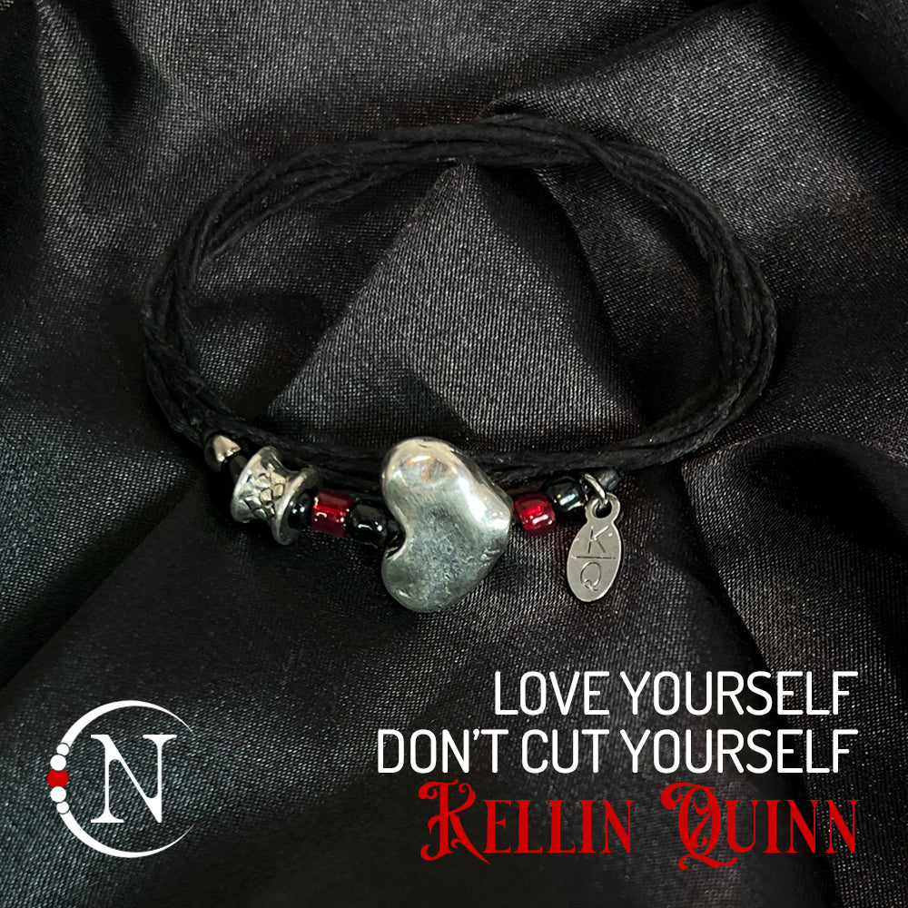 Love Yourself Don't Cut Yourself Re-Release NTIO Bracelet by Kellin Quinn