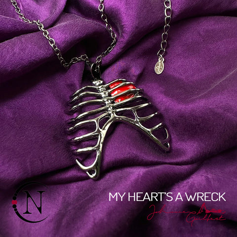 My Heart's A Wreck NTIO Necklace by Johnnie Guilbert