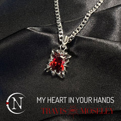 My Heart In Your Hands Necklace by Travis Moseley