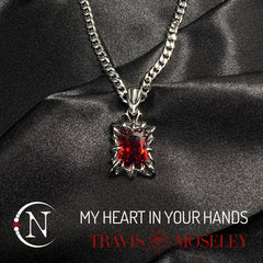 My Heart In Your Hands Necklace by Travis Moseley