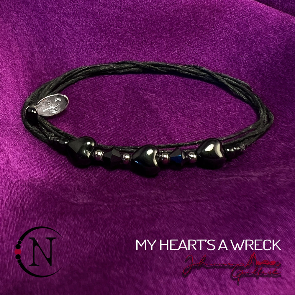 My Heart's A Wreck NTIO Bracelet by Johnnie Guilbert