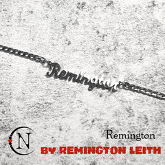 Remington Nameplate Necklace by Remington Leith ~ LIMITED EDITION
