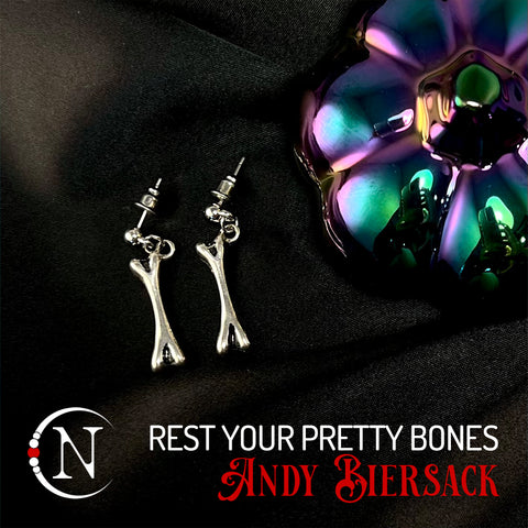 Earrings ~ Rest Your Pretty Bones Holiday 2024 by Andy Biersack ~ Limited Edition