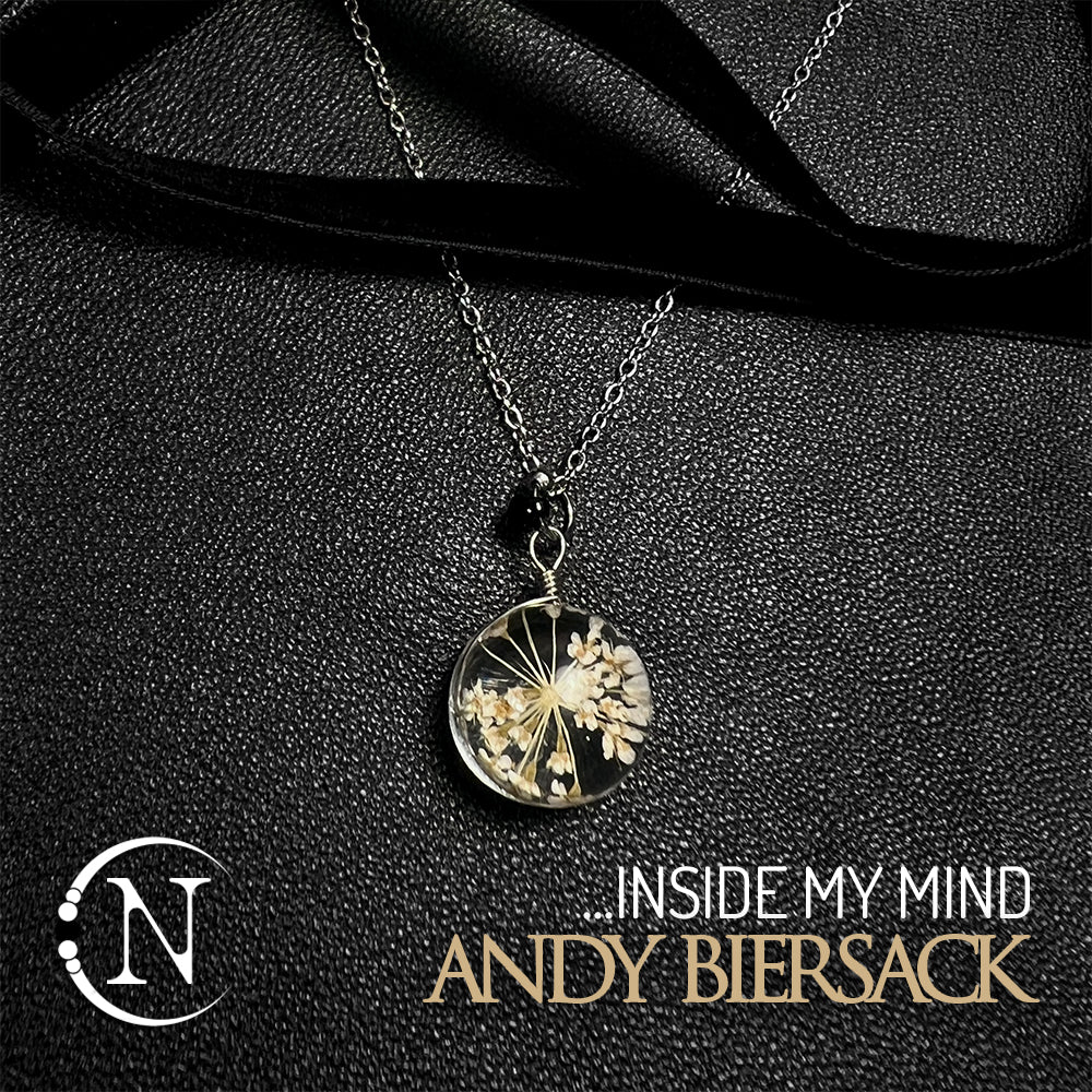 アンパラレルド × JakeBullock チャンク（ハンドエングレイブド） Round and Round Inside My Mind Choker by Andy Biersack & Lilith