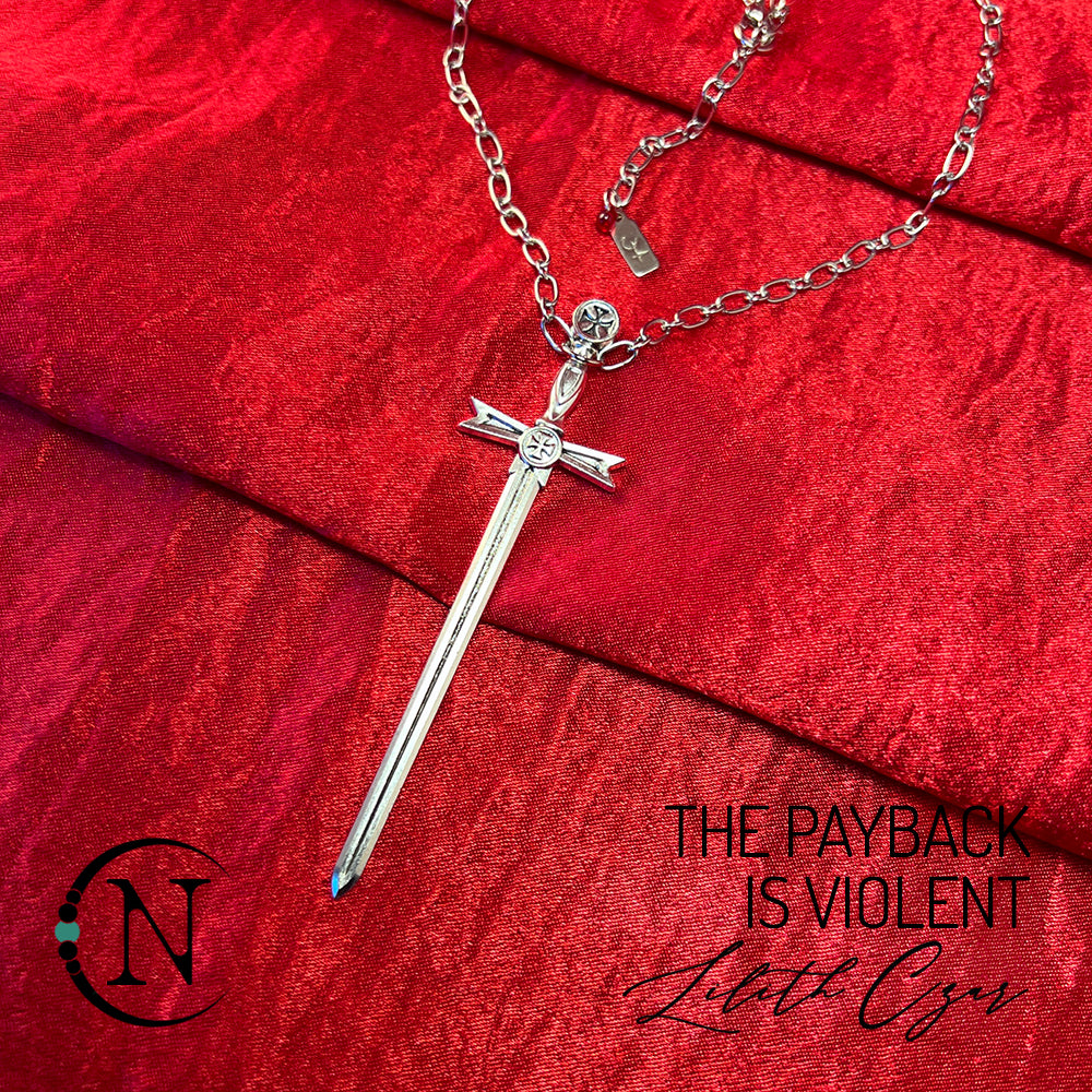 Necklace ~ The Payback Is Violent by Lilith Czar ~ Limited Edition