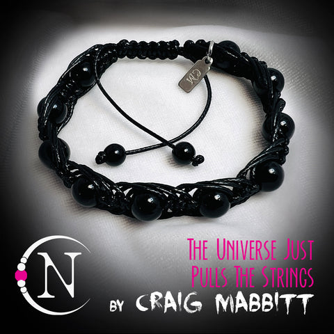 Gemstone Cord Bracelet ~ The Universe Just Pulls Strings by Craig Mabbitt