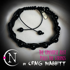 Gemstone Cord Bracelet ~ The Universe Just Pulls Strings by Craig Mabbitt