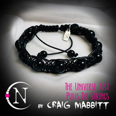 Gemstone Cord Bracelet ~ The Universe Just Pulls Strings by Craig Mabbitt