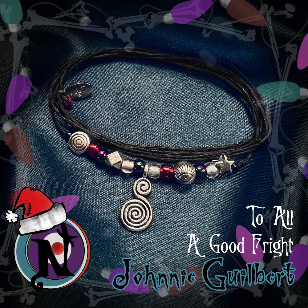 To All A Good Fright NTIO Twisted Christmas Bracelet by Johnnie Guilbert