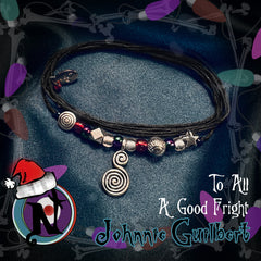 To All A Good Fright NTIO Twisted Christmas Bracelet by Johnnie Guilbert