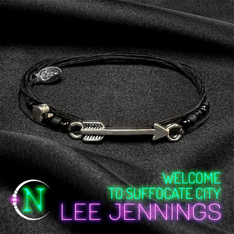 Welcome To Suffocate City NTIO Bracelet by Lee Jennings