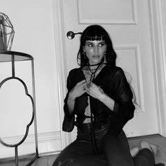 100 Little Deaths Oversized Ball Chain Choker by Lilith Czar