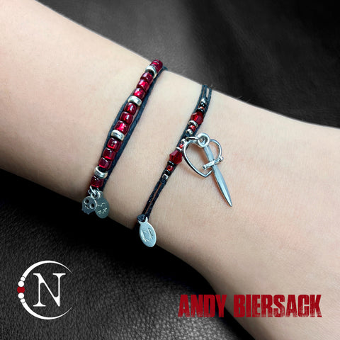 Bare My Soul 2 Piece Rebel Bracelet Bundle by Andy Biersack
