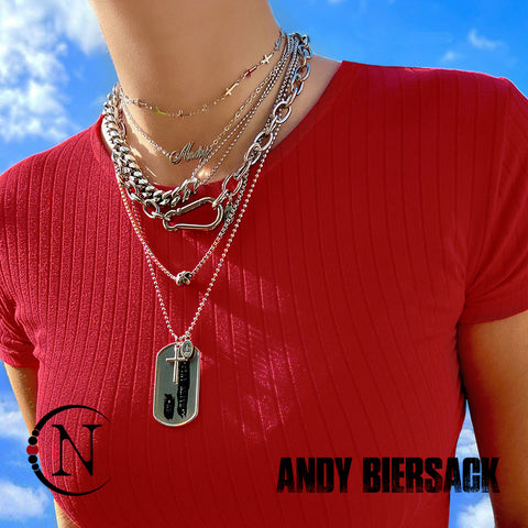 Andy Biersack 3 Piece NTIO Necklace Stack