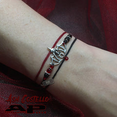 Upside Down Alternative Press Inspired Bracelet by Ash Costello