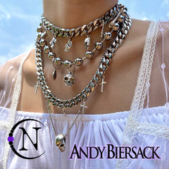 Andy Biersack The Night 2 Piece NTIO Necklace/Choker Stack