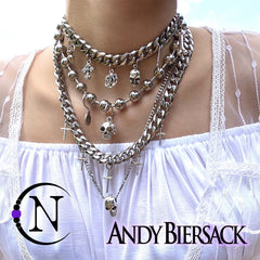 Andy Biersack The Night 2 Piece NTIO Necklace/Choker Stack