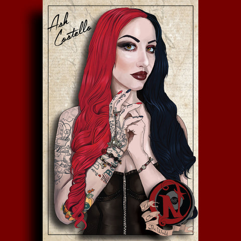Ash Costello - ARTIST POSTER by XOBillie