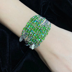 August Peridot NTIO Birthstone Bracelet
