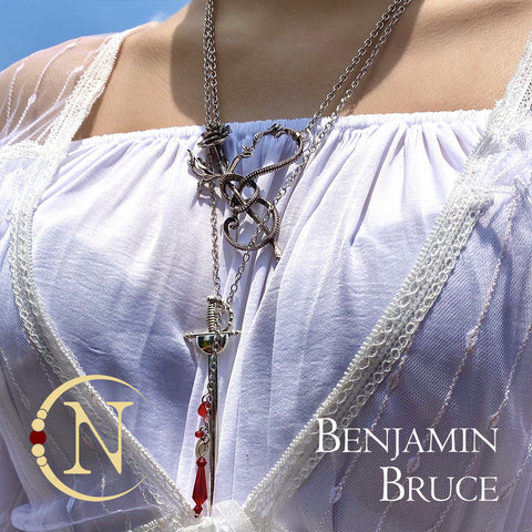 Ben Bruce Silver 2 Piece NTIO Necklace Stack