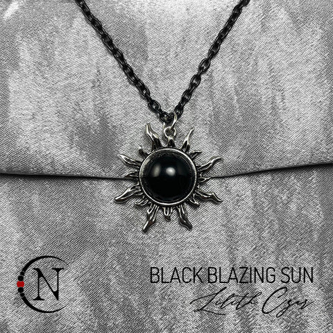 Black Blazing Sun Choker/Bracelet Necklace by Lilith Czar *3 More