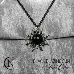 Black Blazing Sun Choker/Bracelet Necklace by Lilith Czar *3 More