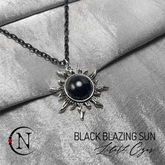 Black Blazing Sun Choker/Bracelet Necklace by Lilith Czar *3 More