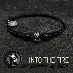 Black Into The Fire NTIO Bracelet by Danny Worsnop and Ben Bruce