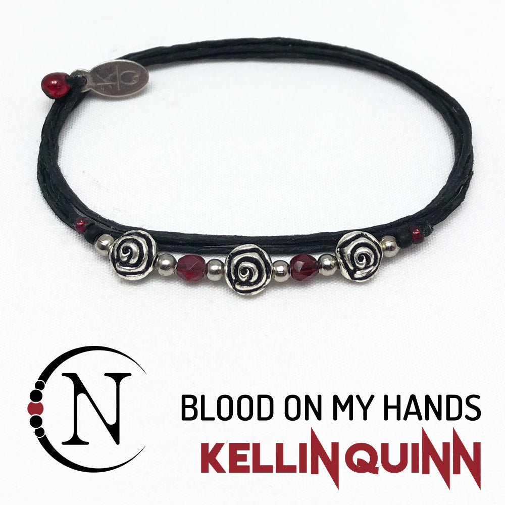Blood On My Hands NTIO Bracelet by Kellin Quinn ~ RETIRING