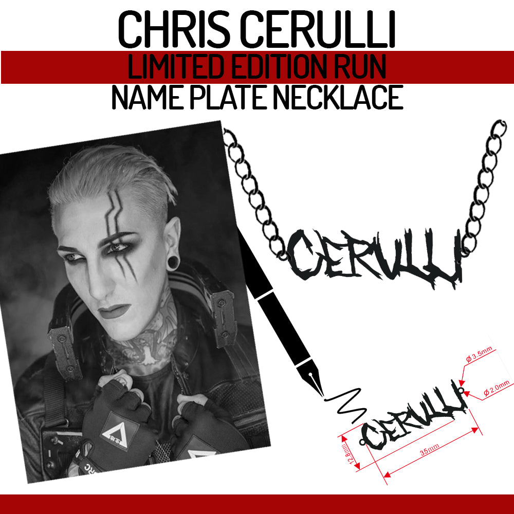 Necklace ~ Cerulli Nameplate by Chris Cerulli ~ Limited Edition