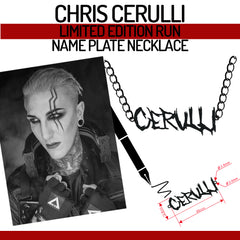 Necklace ~ Cerulli Nameplate by Chris Cerulli ~ Limited Edition