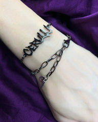 Chain Bracelet ~ Cerulli Nameplate by Chris Cerulli ~ Limited Edition
