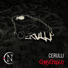 Chain Bracelet ~ Cerulli Nameplate by Chris Cerulli ~ Limited Edition